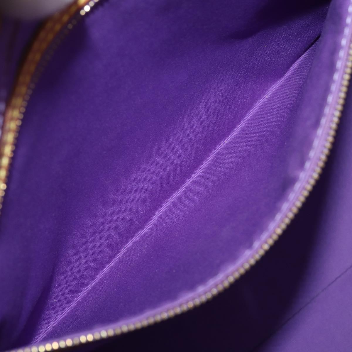 LOUIS VUITTON Monogram Vernis Reade GM Tote Bag Purple Viole M91085 Auth ep15738