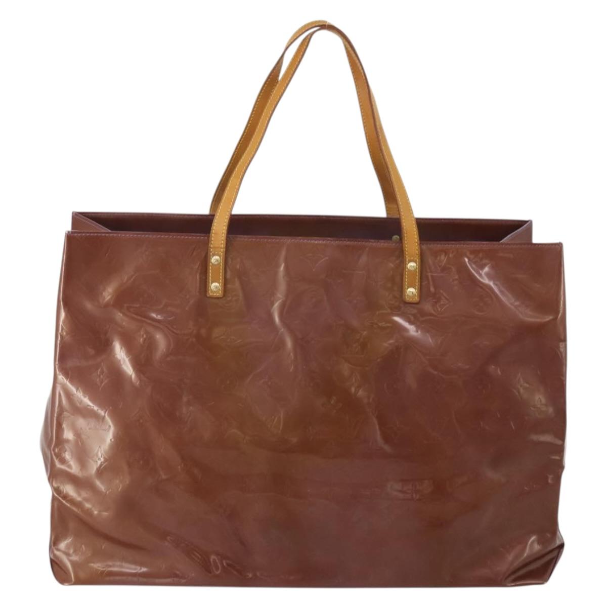 LOUIS VUITTON Monogram Vernis Reade GM Tote Bag Purple Viole M91085 Auth ep15738