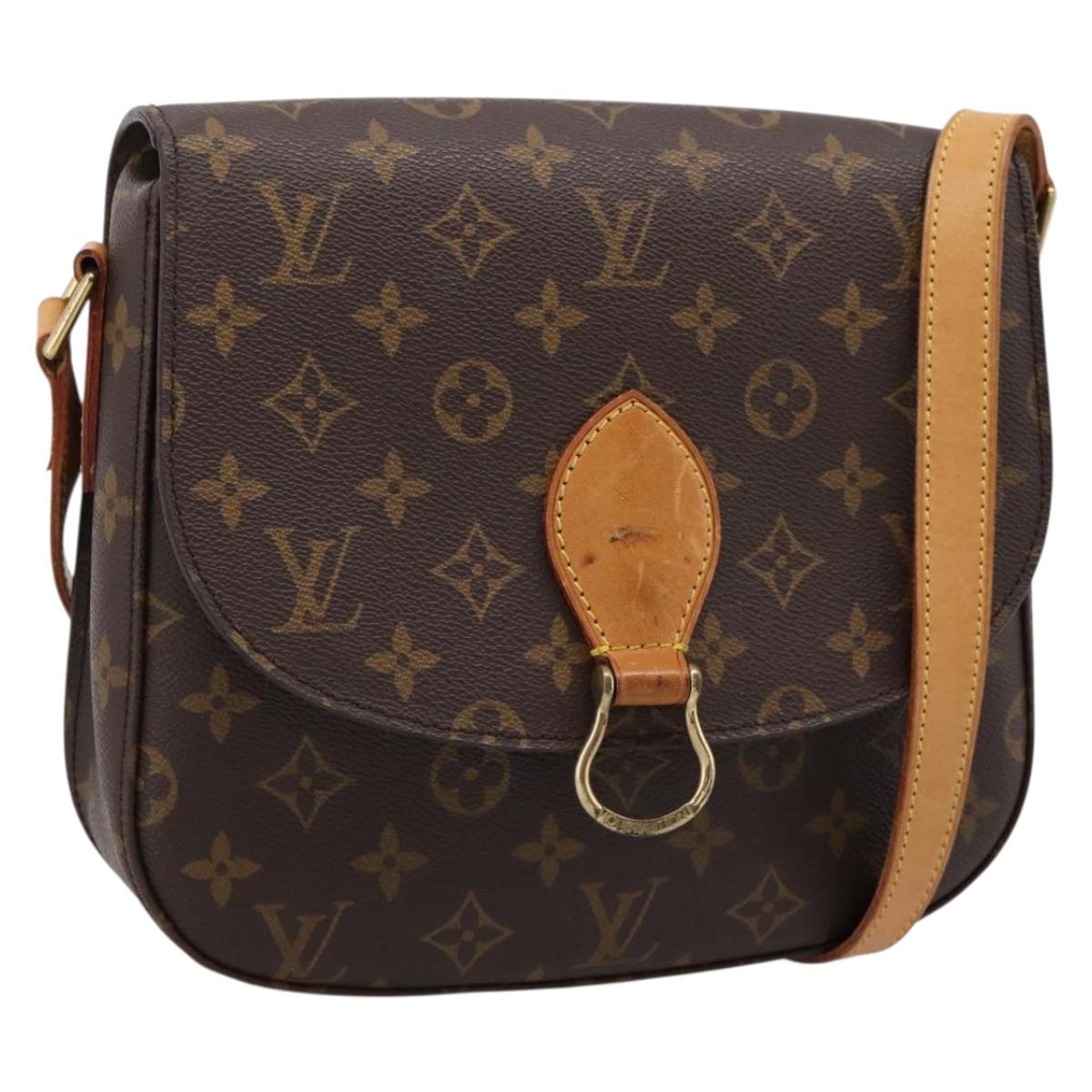 LOUIS VUITTON Monogram Saint Cloud GM Shoulder Bag M51242 LV Auth ep15739