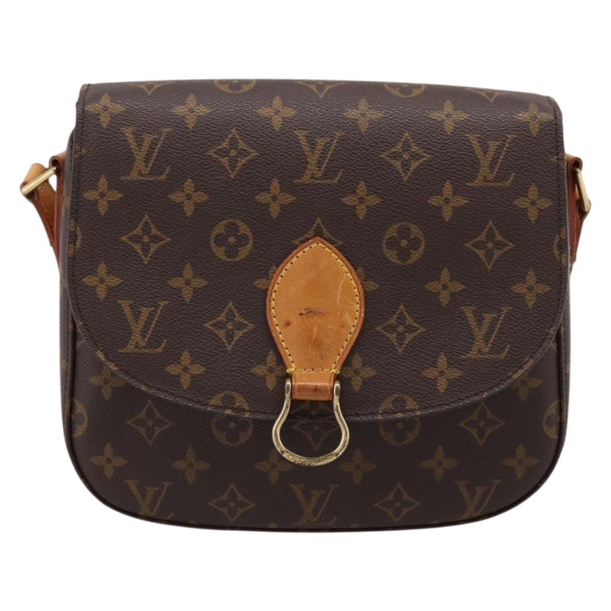 LOUIS VUITTON Monogram Saint Cloud GM Shoulder Bag M51242 LV Auth ep15739