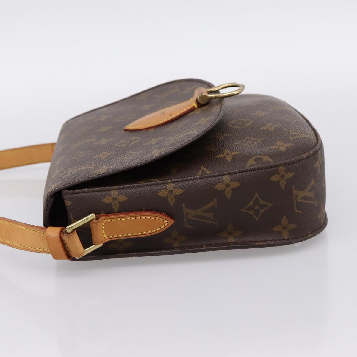 LOUIS VUITTON Monogram Saint Cloud GM Shoulder Bag M51242 LV Auth ep15739