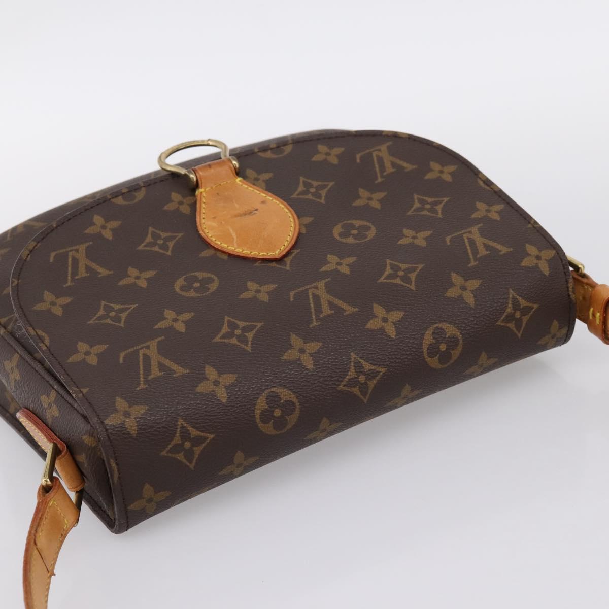 LOUIS VUITTON Monogram Saint Cloud GM Shoulder Bag M51242 LV Auth ep15739