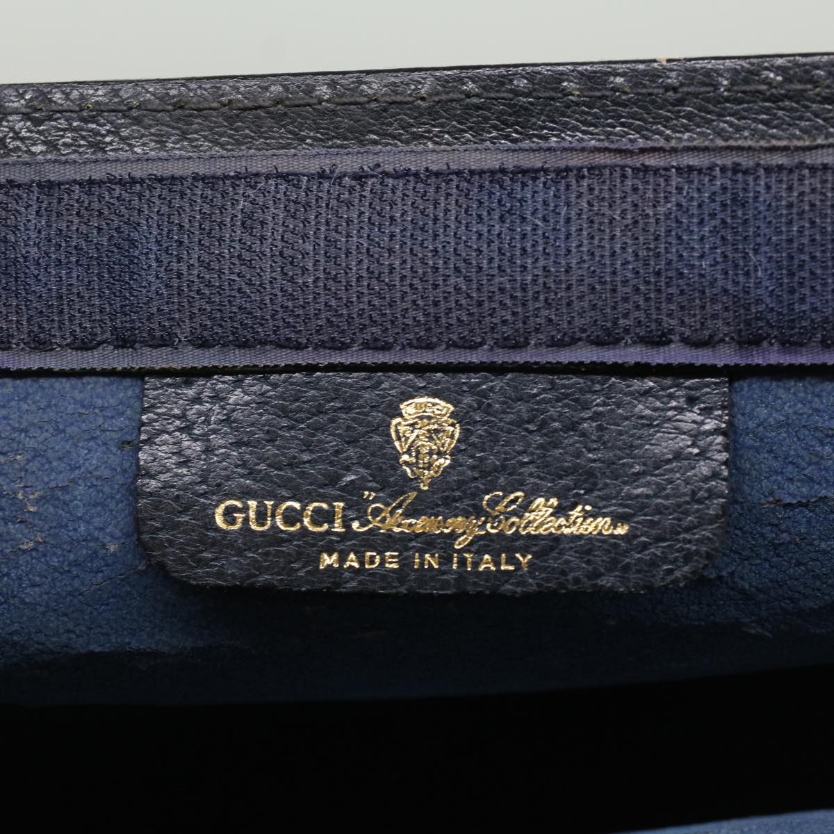 GUCCI GG Canvas Sherry Line Clutch Bag Gray Red Navy 04 014 2125 23 Auth ep1574