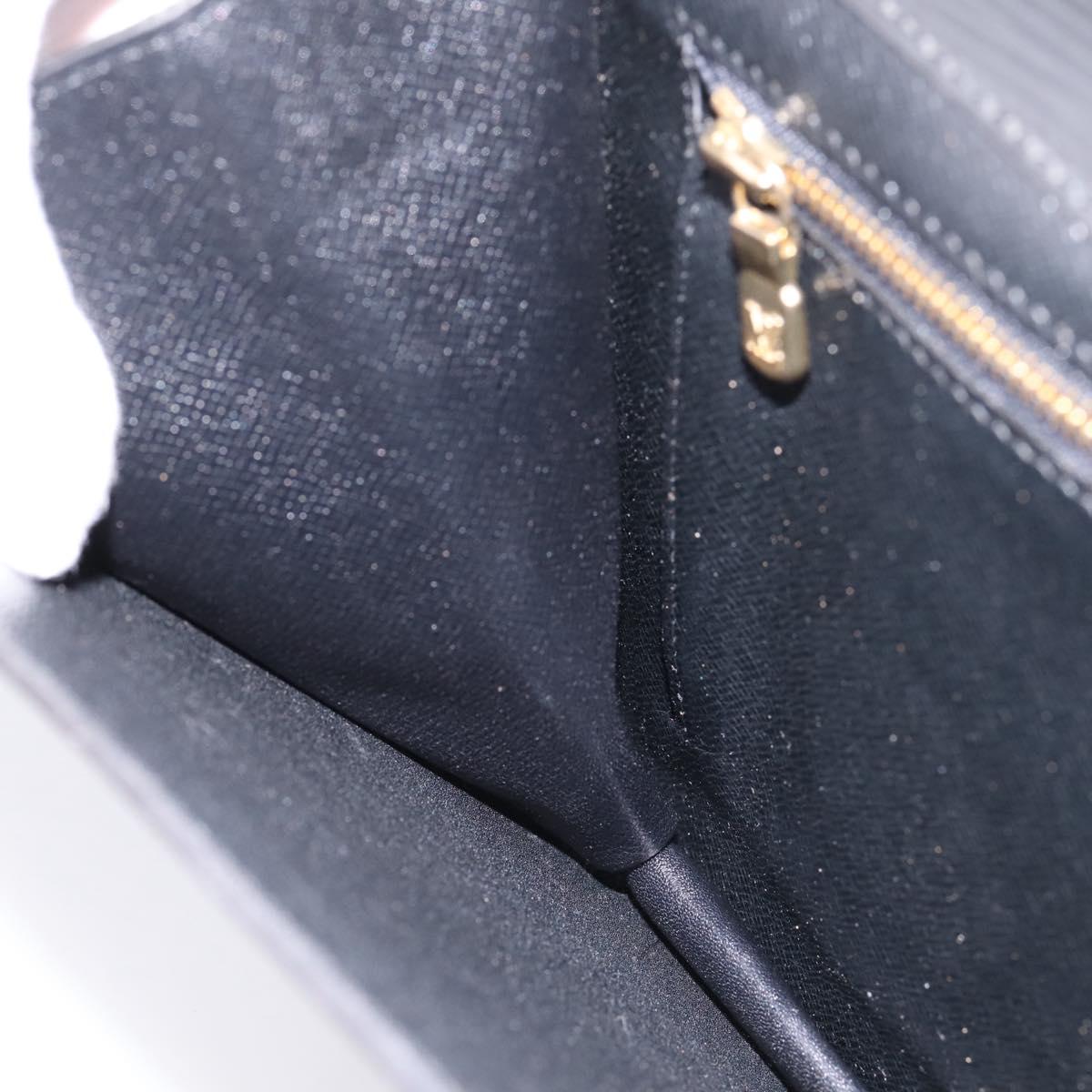LOUIS VUITTON Epi Montaigne 27 Clutch Bag Black M52652 LV Auth ep15746