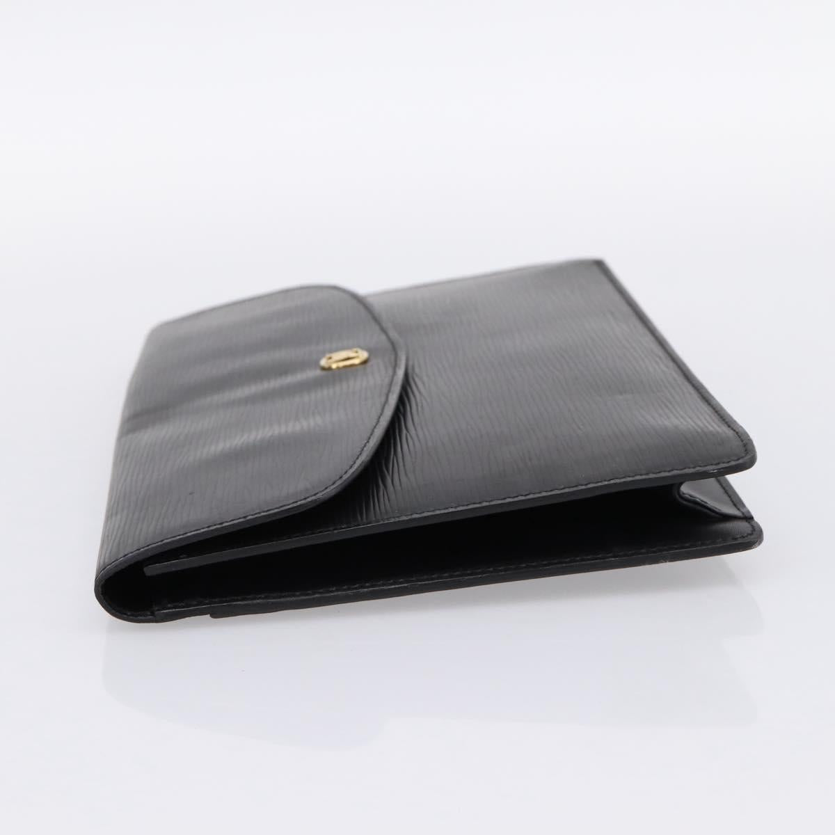 LOUIS VUITTON Epi Montaigne 27 Clutch Bag Black M52652 LV Auth ep15746
