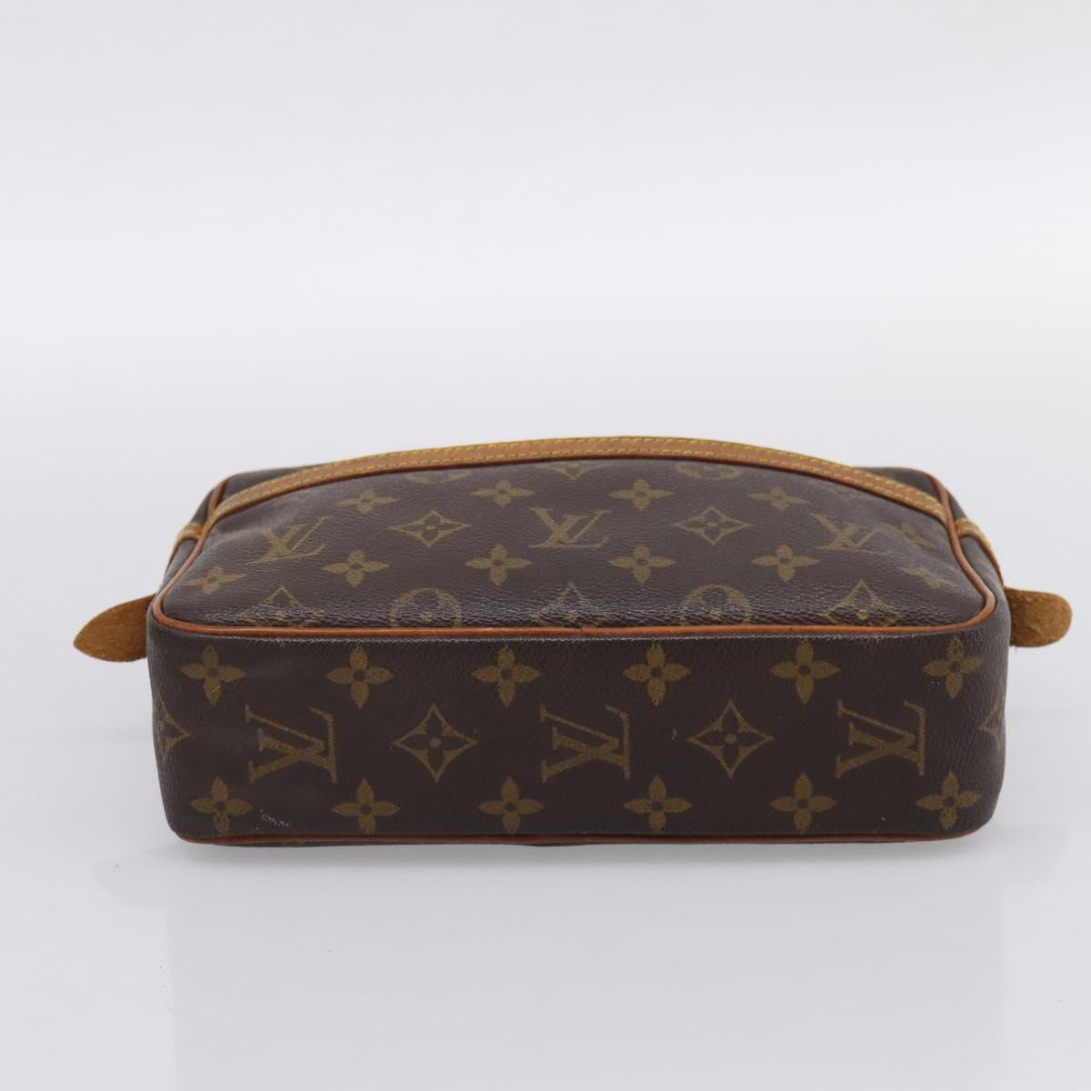 LOUIS VUITTON Monogram Compiegne 23 Clutch Bag M51847 LV Auth ep15748