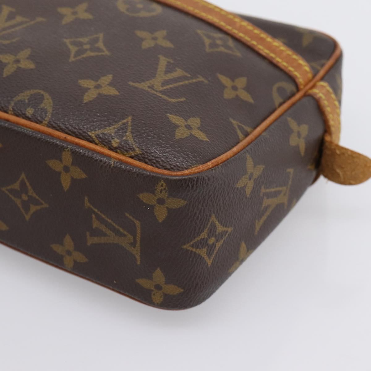 LOUIS VUITTON Monogram Compiegne 23 Clutch Bag M51847 LV Auth ep15748