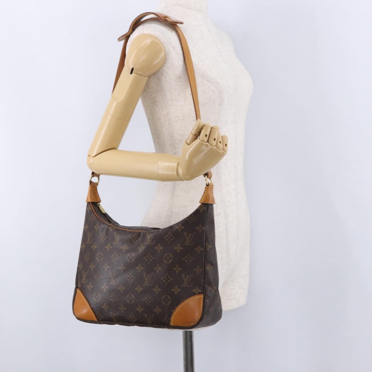 LOUIS VUITTON Monogram Boulogne 30 Shoulder Bag M51265 LV Auth ep15752