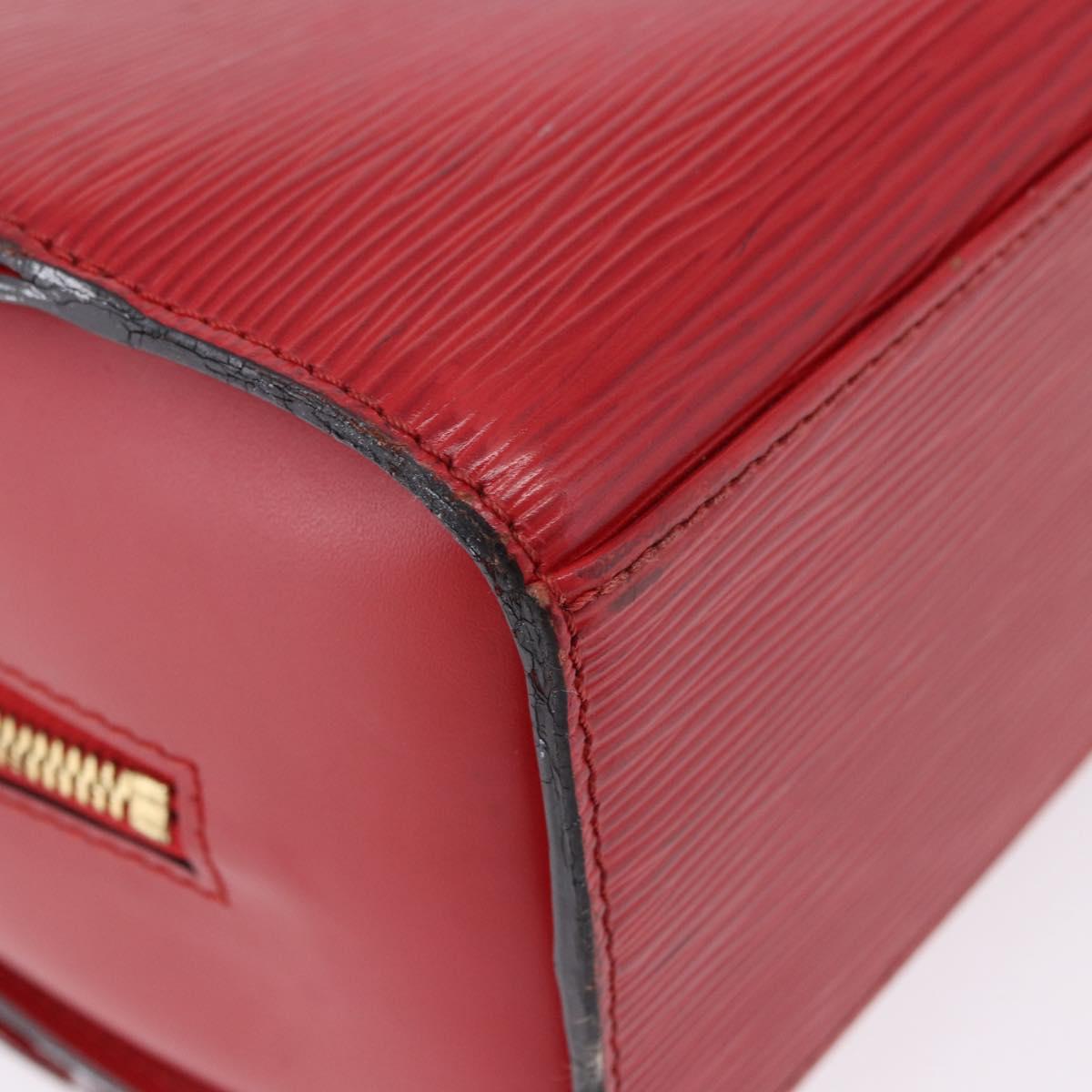 LOUIS VUITTON Epi Pont Neuf Hand Bag Red M52057 LV Auth ep15754
