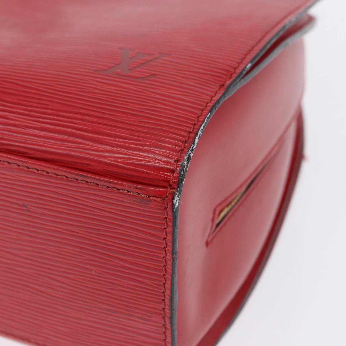 LOUIS VUITTON Epi Pont Neuf Hand Bag Red M52057 LV Auth ep15754