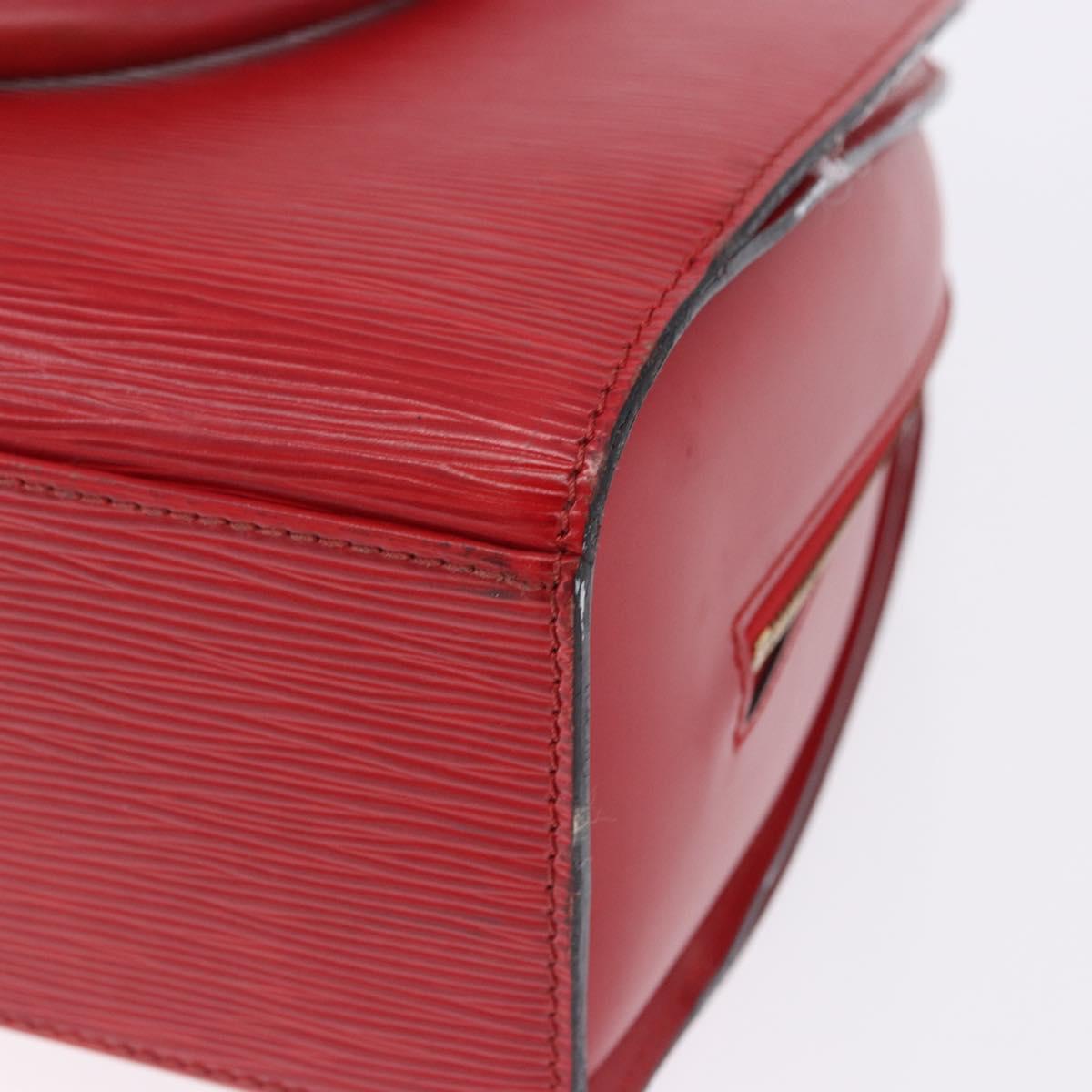 LOUIS VUITTON Epi Pont Neuf Hand Bag Red M52057 LV Auth ep15754