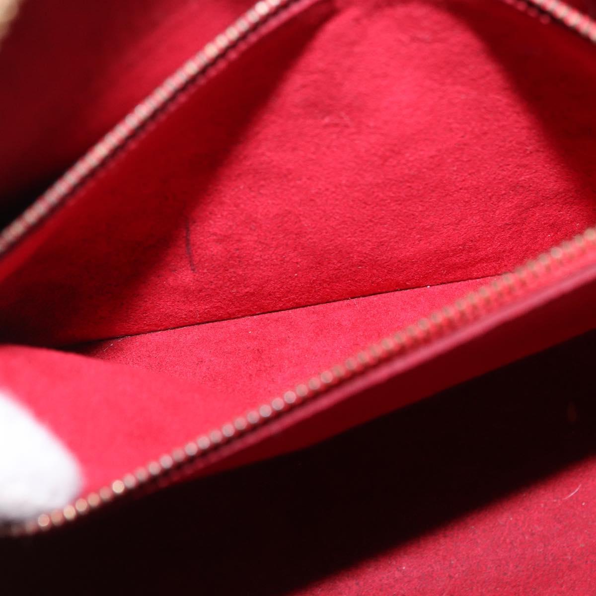 LOUIS VUITTON Epi Pont Neuf Hand Bag Red M52057 LV Auth ep15754