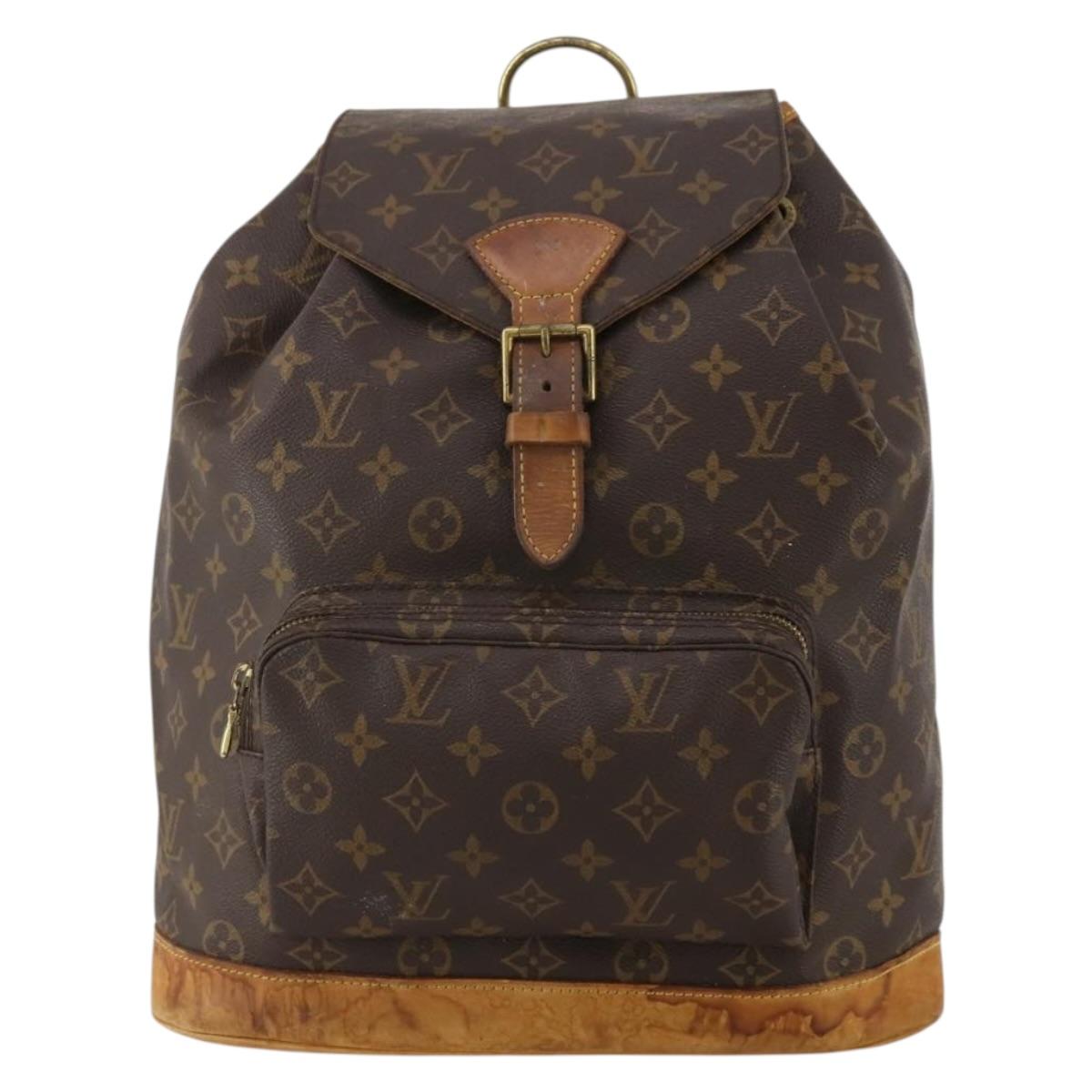 LOUIS VUITTON Monogram Montsouris GM Backpack M51135 LV Auth ep15758