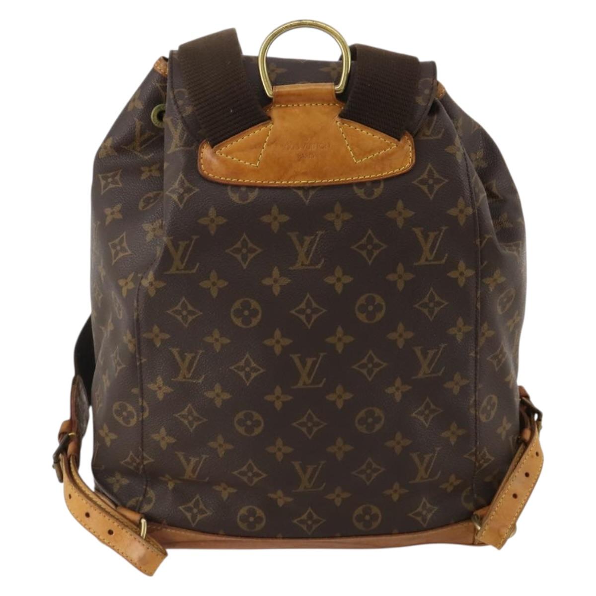 LOUIS VUITTON Monogram Montsouris GM Backpack M51135 LV Auth ep15758