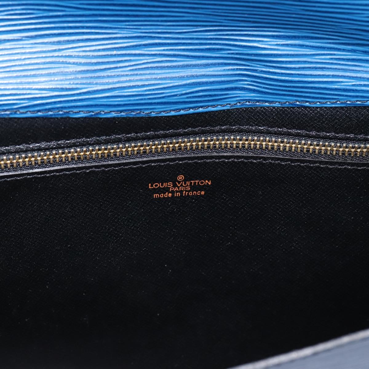 LOUIS VUITTON Epi Art Deco Clutch Bag Blue M52635 LV Auth ep15765A