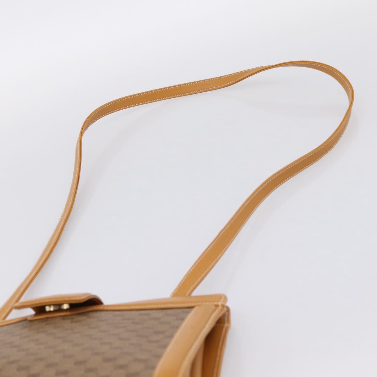GUCCI Micro GG Canvas Shoulder Bag PVC Beige Gold Tone 004 113 0364 Auth ep15782