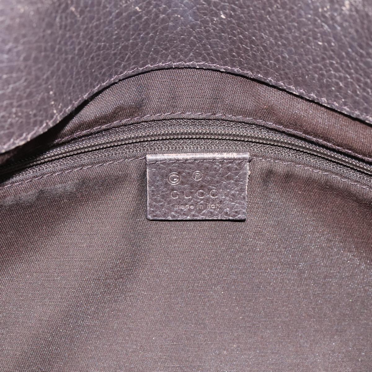 GUCCI GG Crystal Hand Bag Coated Canvas Outlet Beige Gold 327787 Auth ep15785
