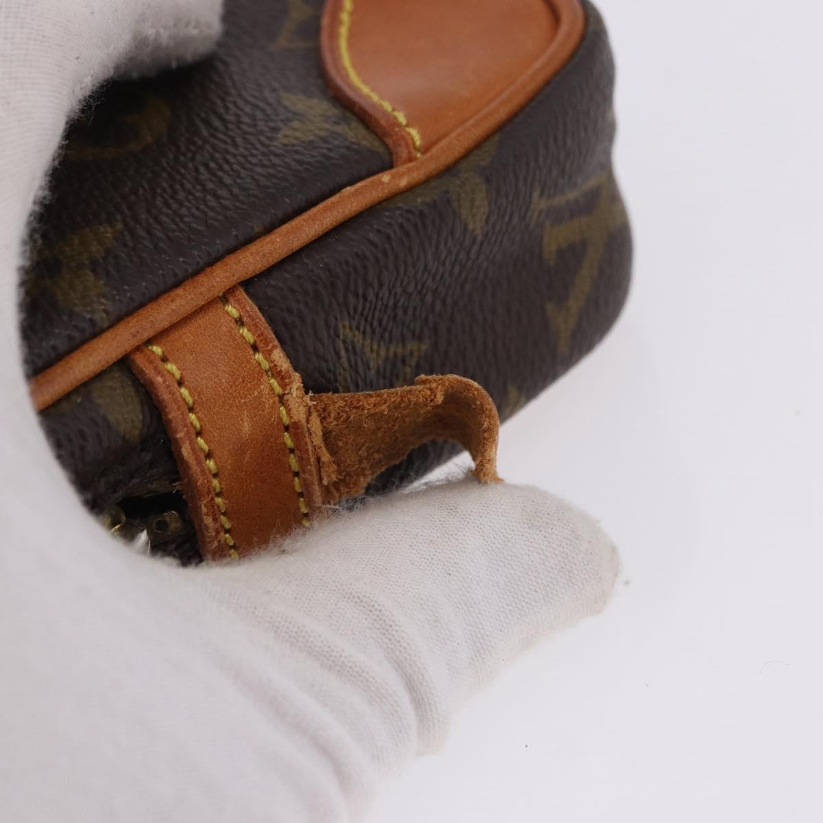 LOUIS VUITTON Monogram Marly Dragonne PM Clutch Bag M51827 LV Auth ep15791