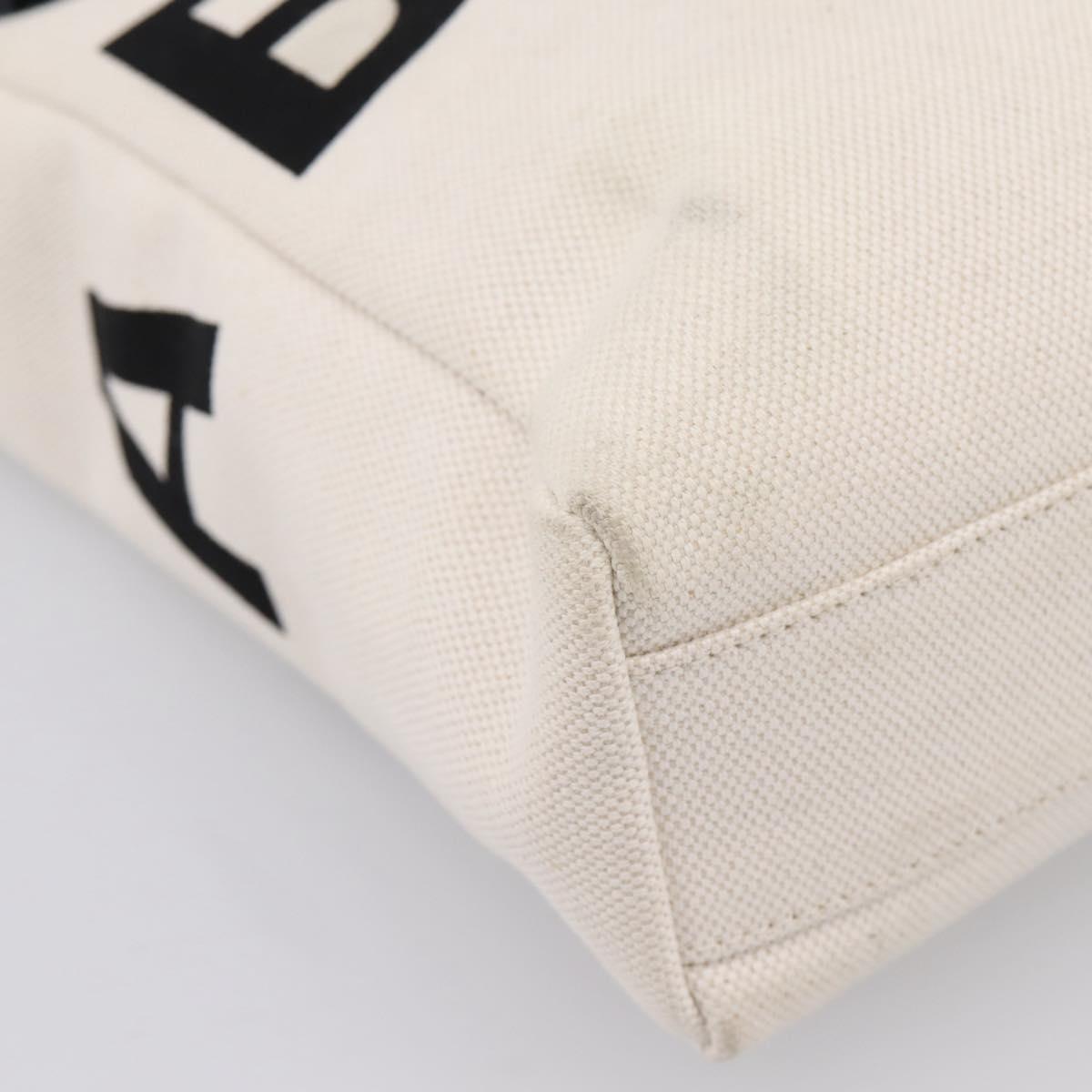 BALENCIAGA Everyday Tote Bag Canvas 2way White Black 544459 Auth ep15802