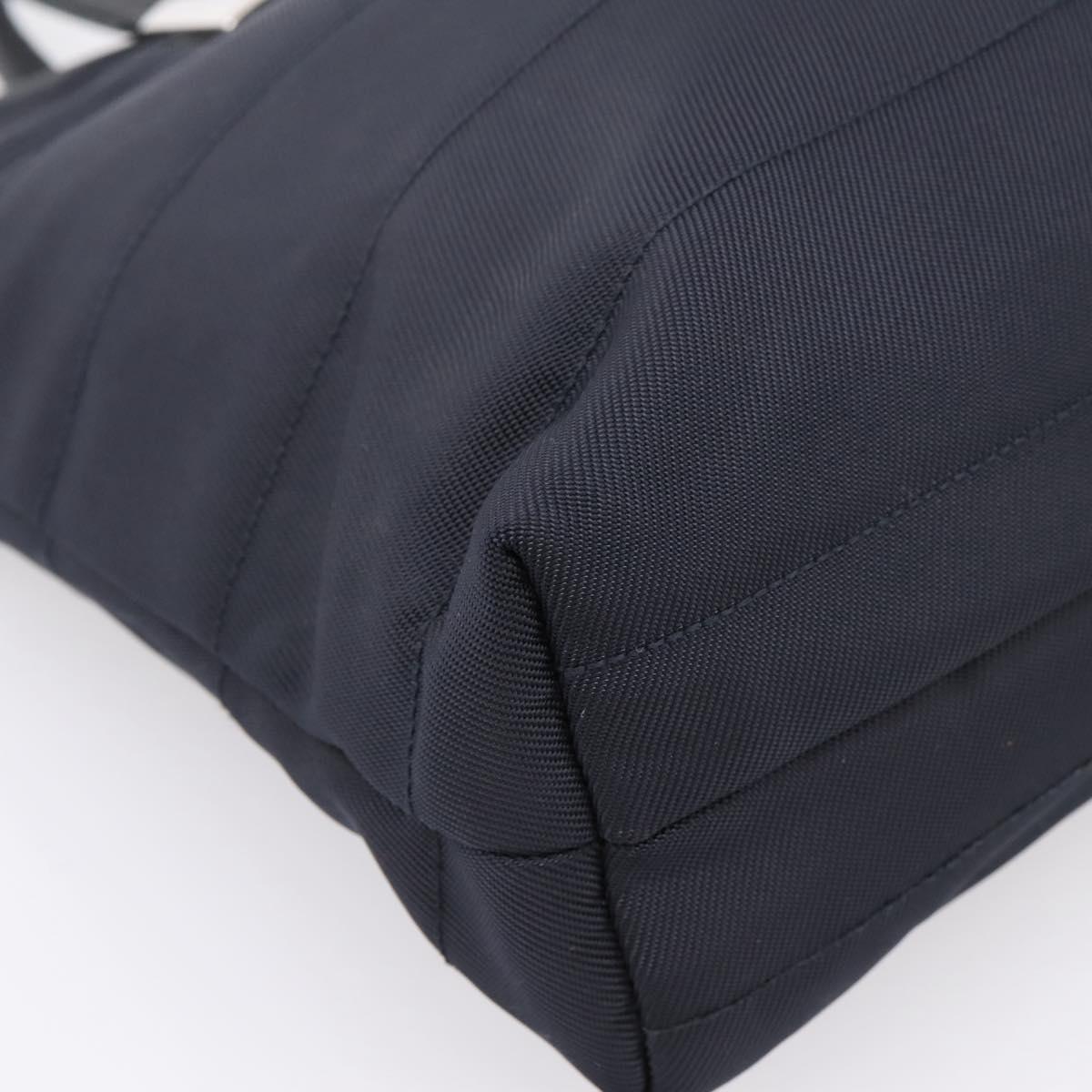 GUCCI Hand Bag Nylon Navy Silver 002 2123 0457 Auth ep15803