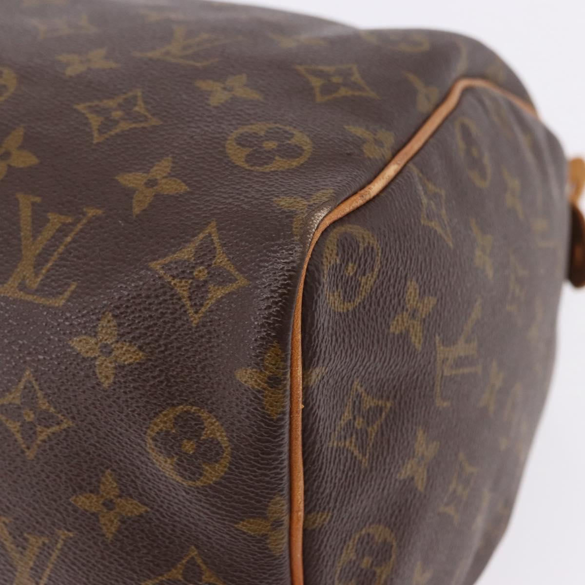 LOUIS VUITTON Monogram Speedy 35 Hand Bag M41524 LV Auth ep15805
