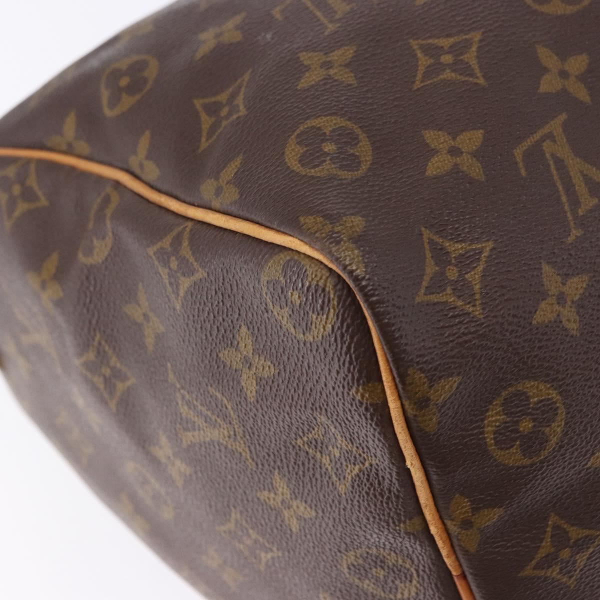 LOUIS VUITTON Monogram Speedy 35 Hand Bag M41524 LV Auth ep15805