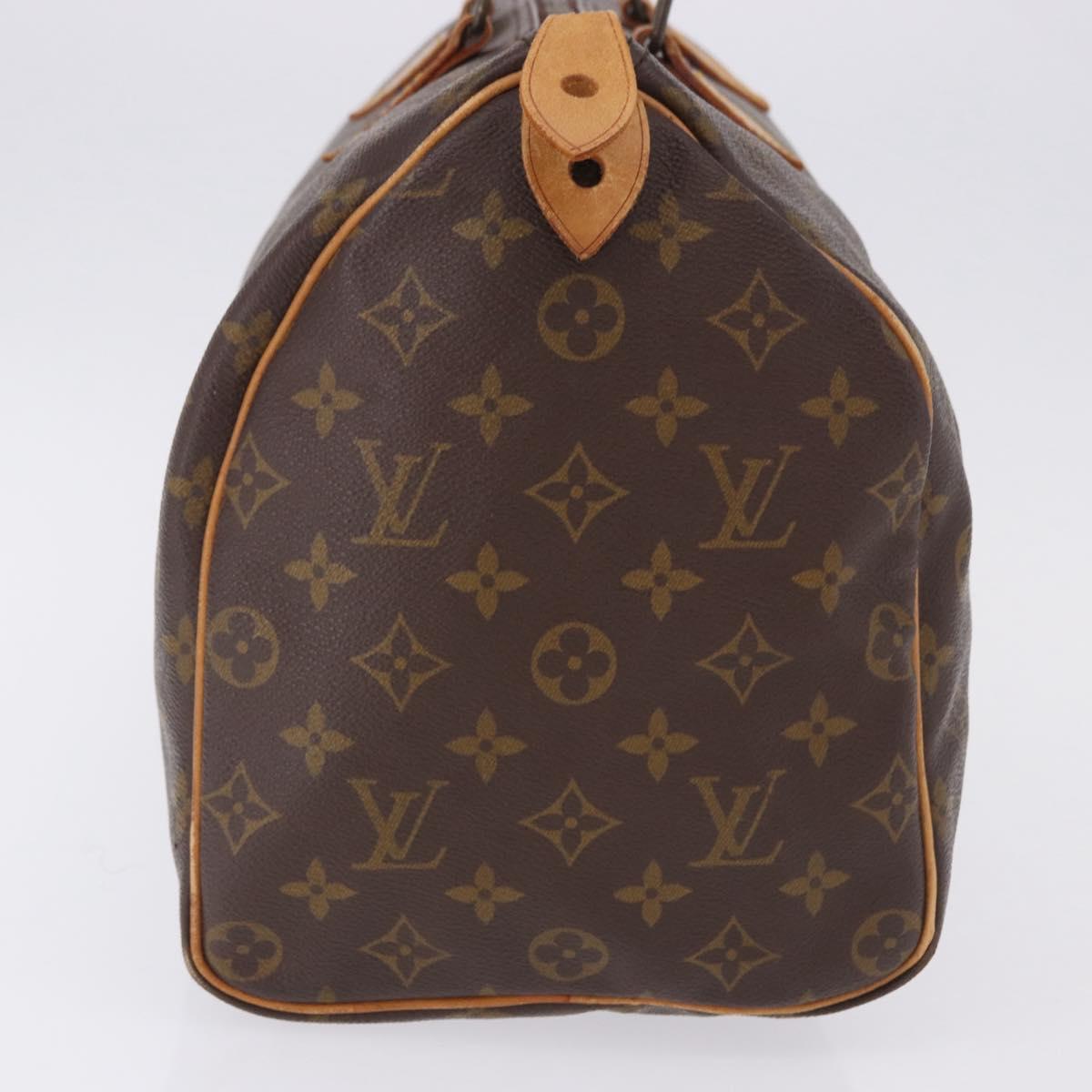 LOUIS VUITTON Monogram Speedy 35 Hand Bag M41524 LV Auth ep15805