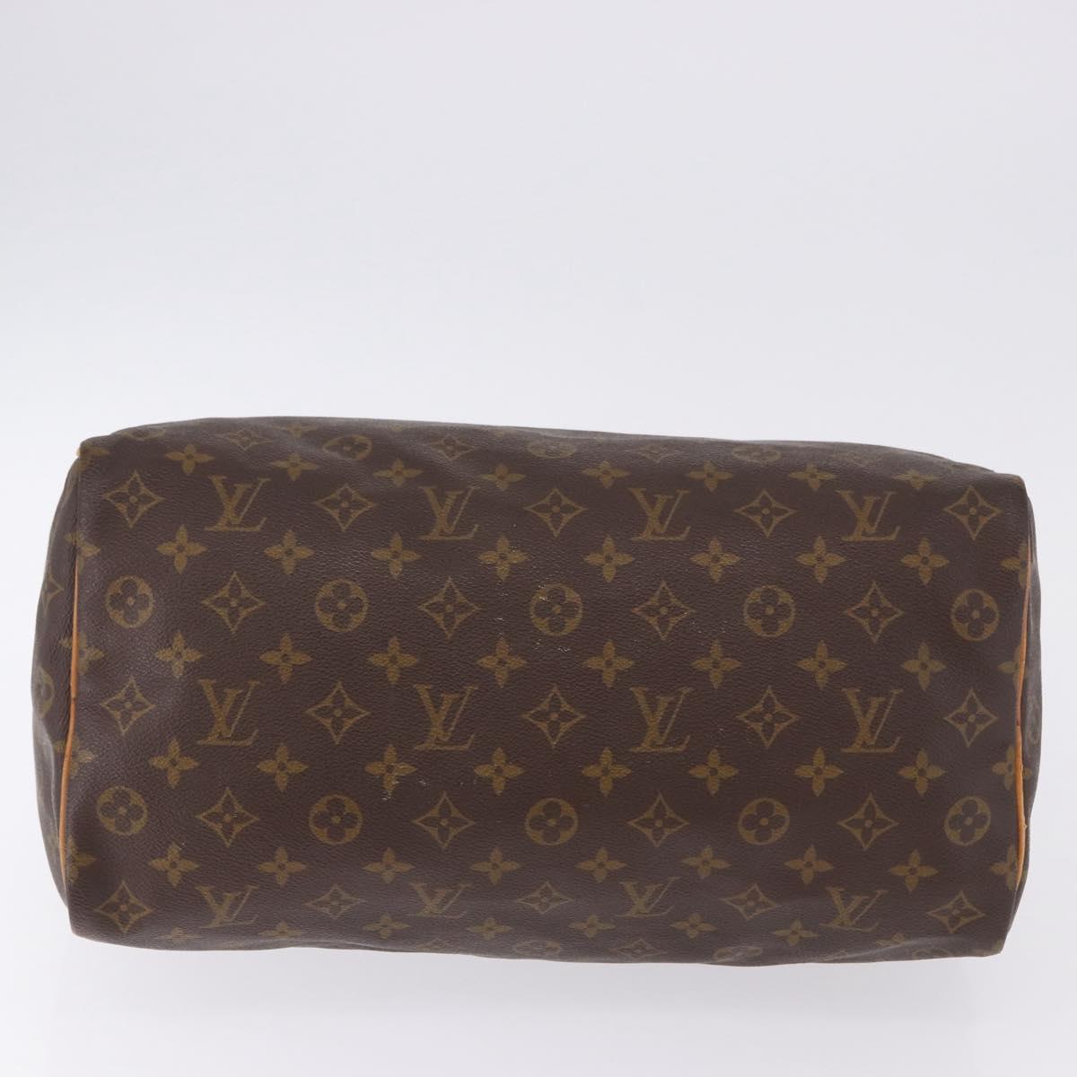LOUIS VUITTON Monogram Speedy 35 Hand Bag M41524 LV Auth ep15805