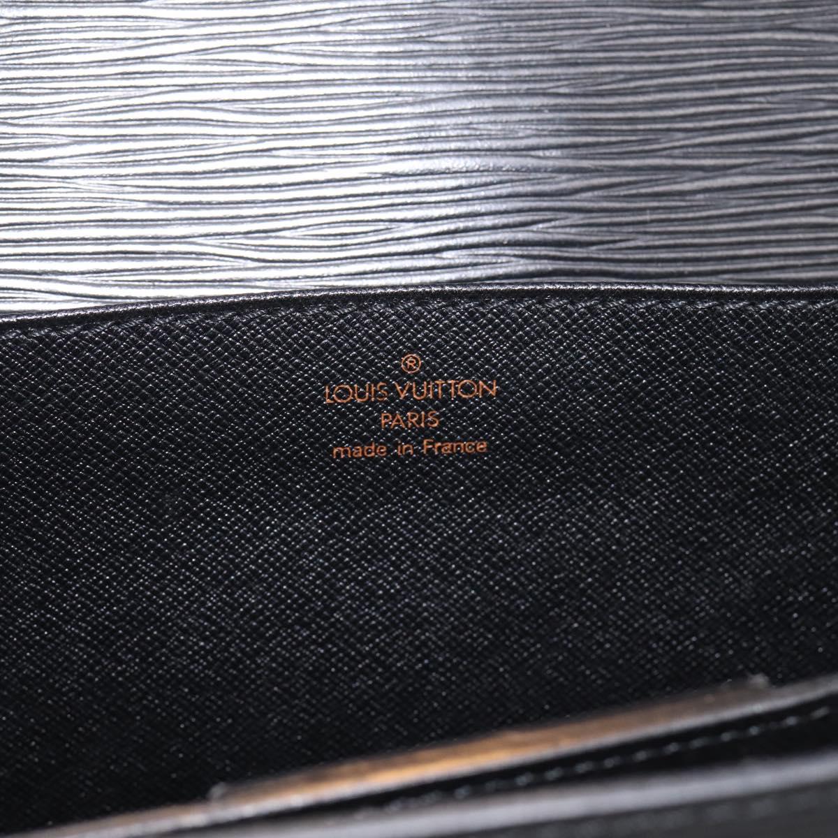 LOUIS VUITTON Epi Serviette Conseiller Briefcase Black M54422 LV Auth ep15809A