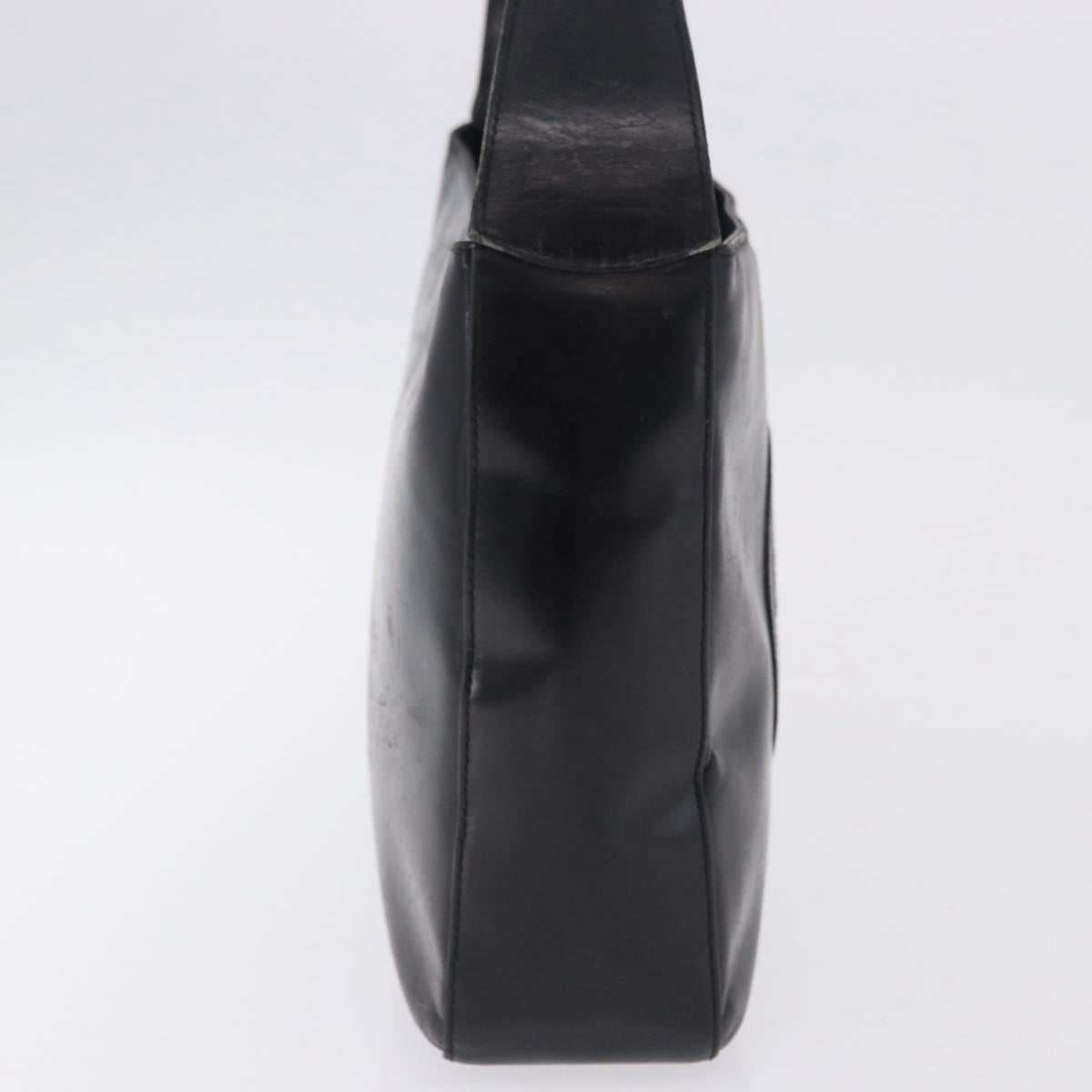 GUCCI Shoulder Bag Patent Black Auth ep15810