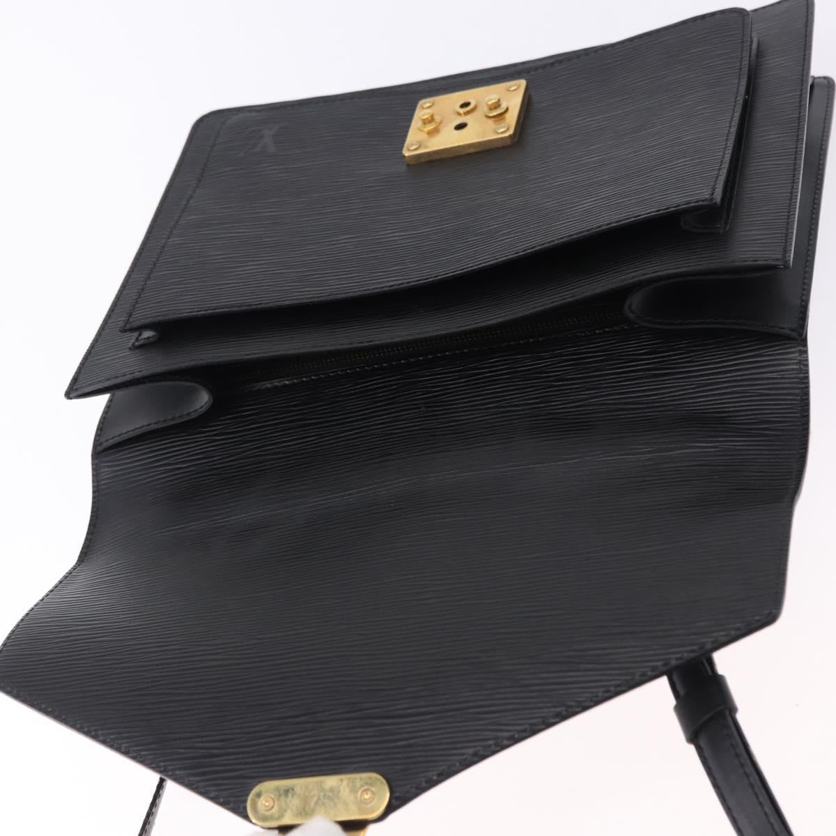 LOUIS VUITTON Epi Monceau Hand Bag Black M52122 LV Auth ep15816A
