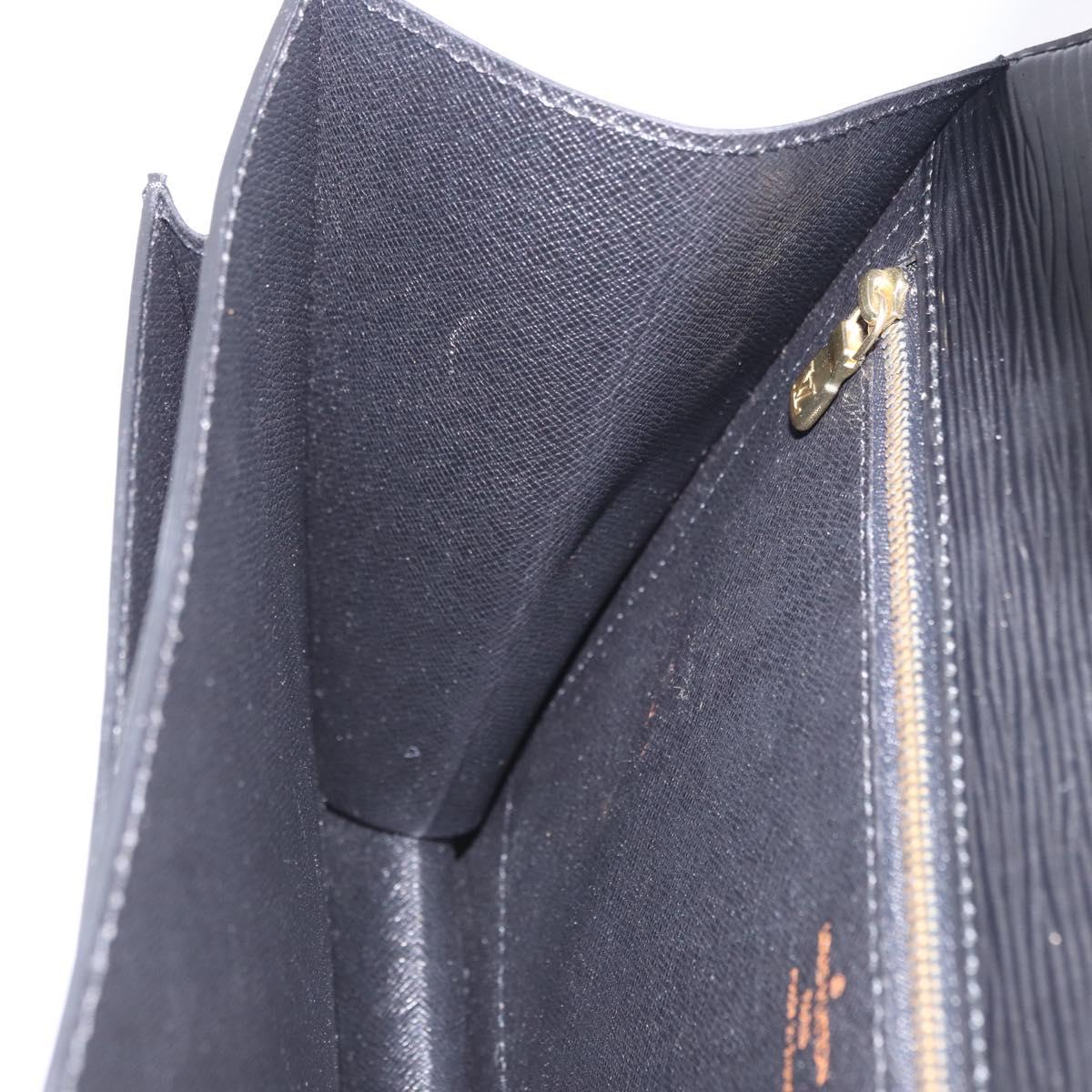 LOUIS VUITTON Epi Monceau Hand Bag Black M52122 LV Auth ep15816A