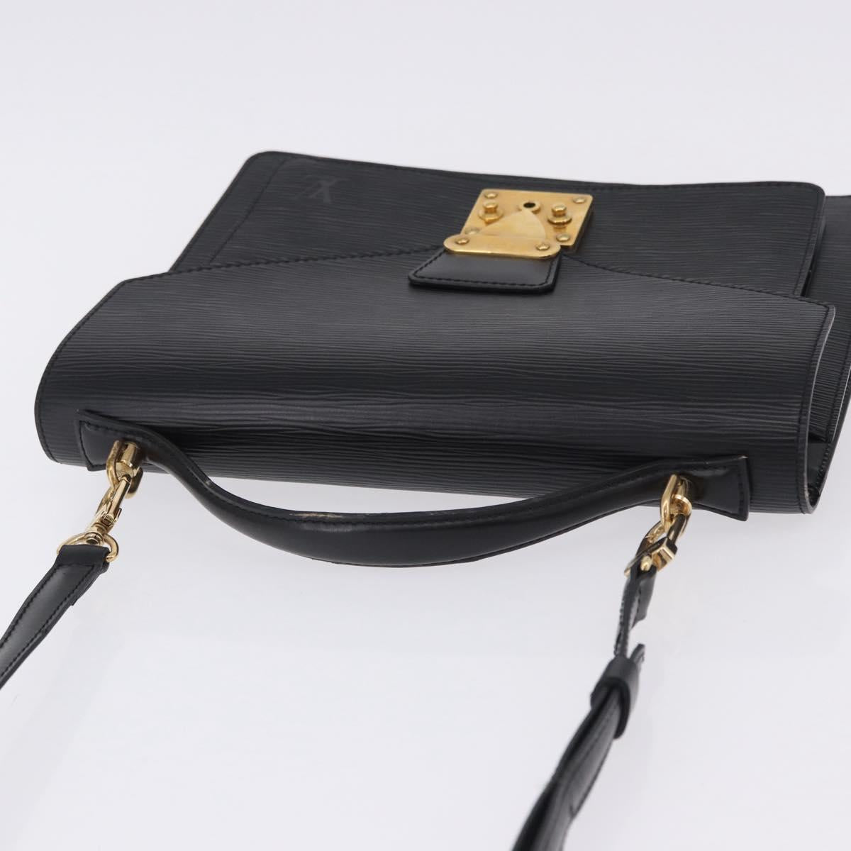 LOUIS VUITTON Epi Monceau Hand Bag Black M52122 LV Auth ep15816A