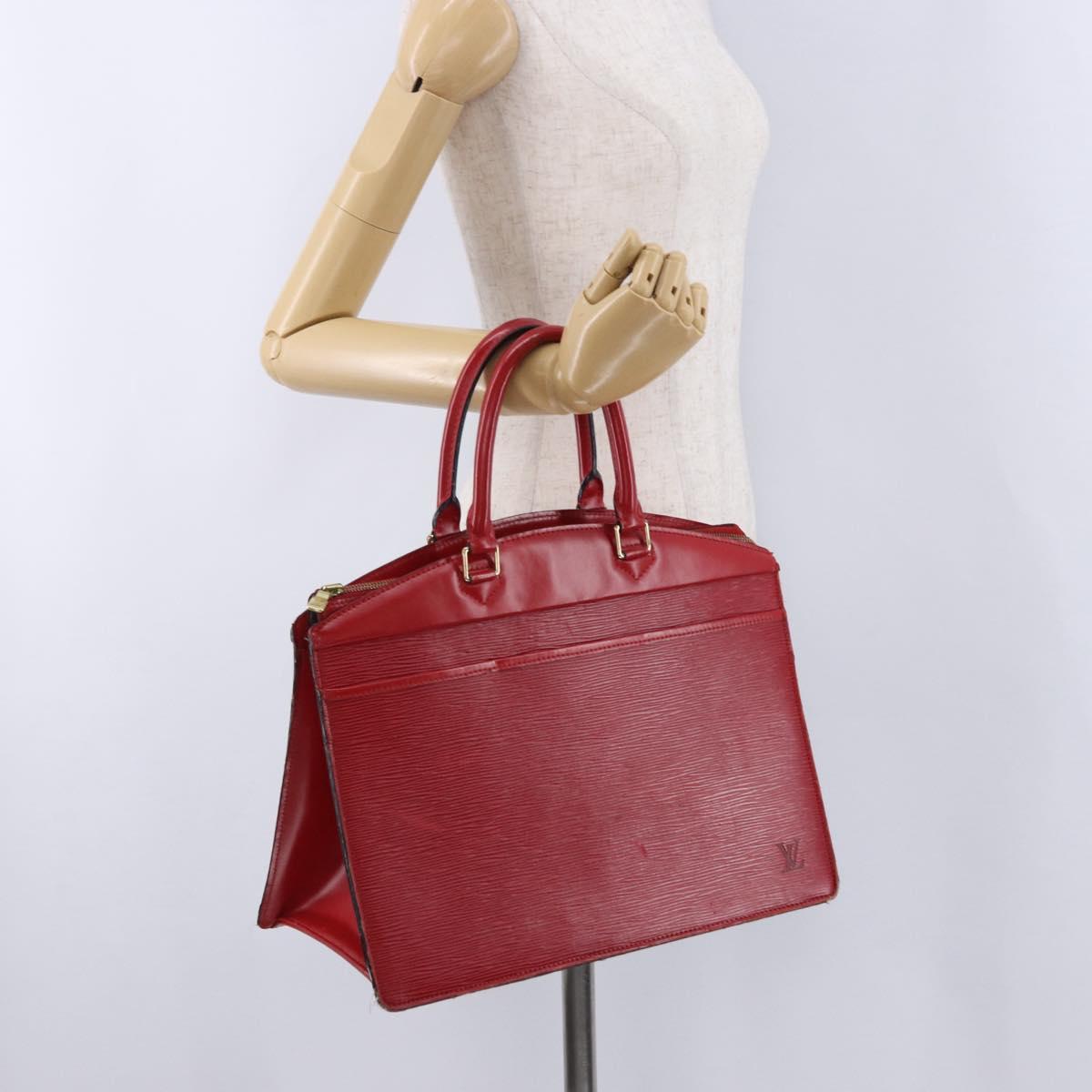 LOUIS VUITTON Epi Riviera Hand Bag Red M48187 LV Auth ep15818