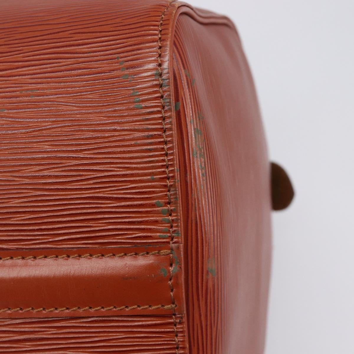 LOUIS VUITTON Epi Speedy 35 Hand Bag Brown M42993 LV Auth ep15819A