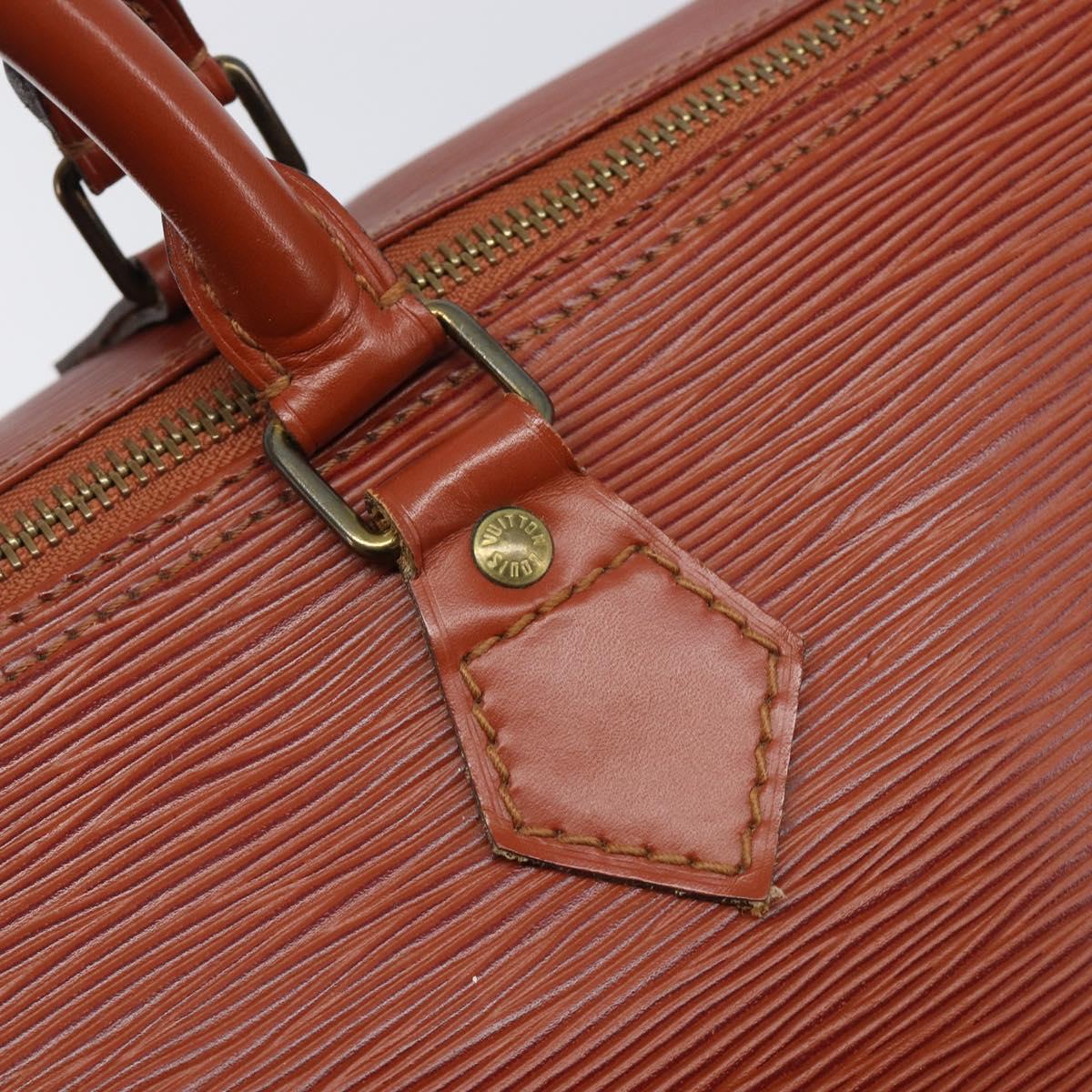 LOUIS VUITTON Epi Speedy 35 Hand Bag Brown M42993 LV Auth ep15819A