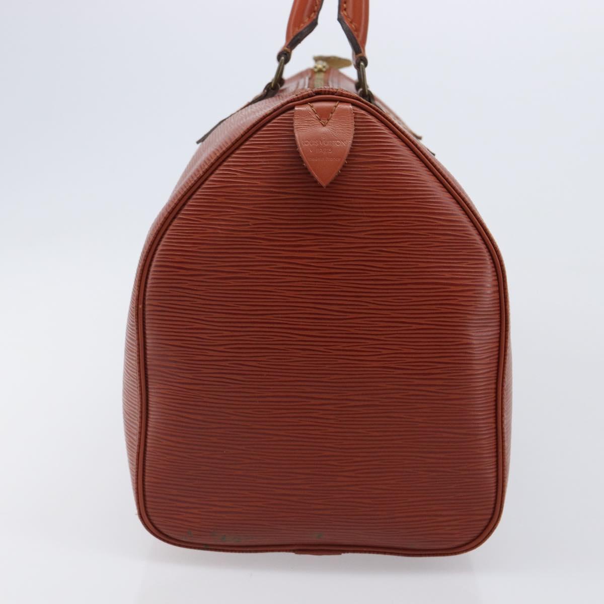 LOUIS VUITTON Epi Speedy 35 Hand Bag Brown M42993 LV Auth ep15819A