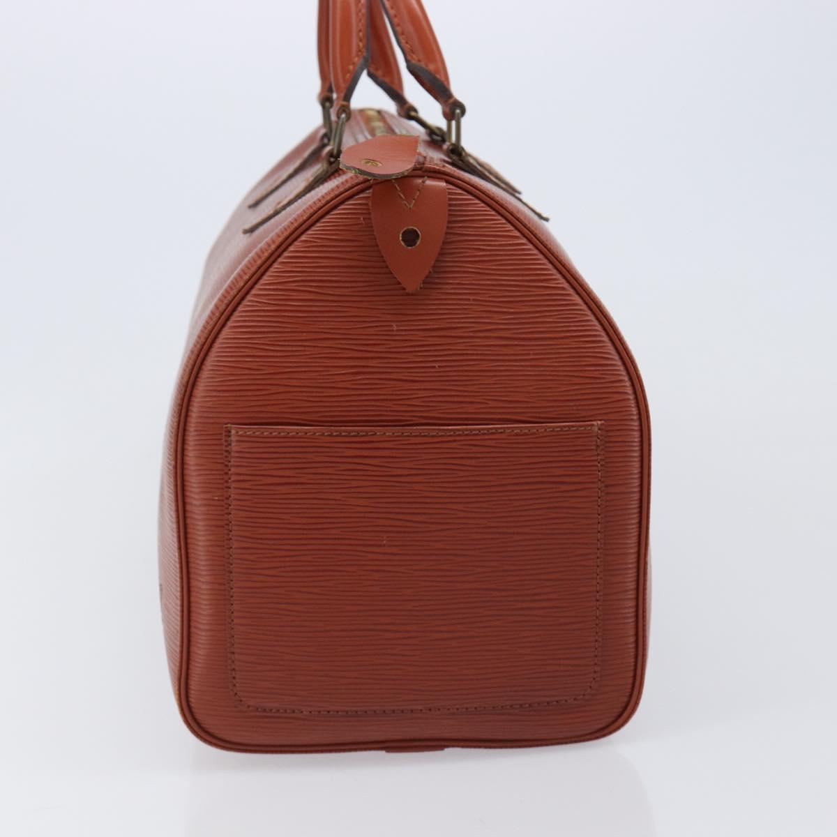 LOUIS VUITTON Epi Speedy 35 Hand Bag Brown M42993 LV Auth ep15819A