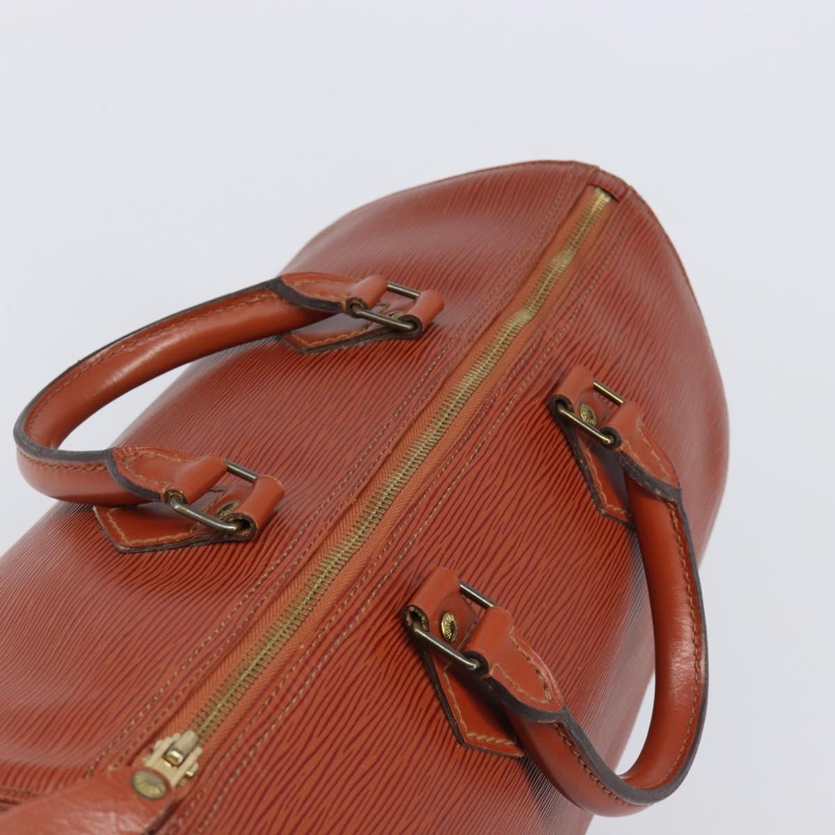 LOUIS VUITTON Epi Speedy 35 Hand Bag Brown M42993 LV Auth ep15819A