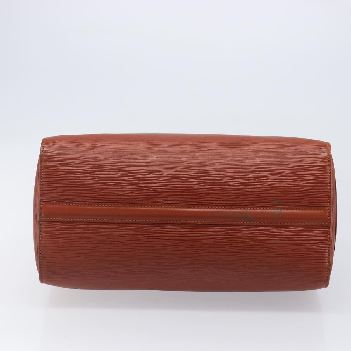 LOUIS VUITTON Epi Speedy 35 Hand Bag Brown M42993 LV Auth ep15819A