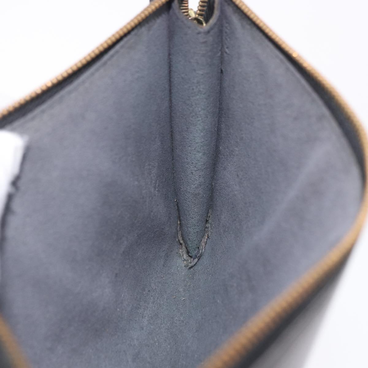 LOUIS VUITTON Epi Pochette Accessoires Accessory Pouch Black M52982 Auth ep15820