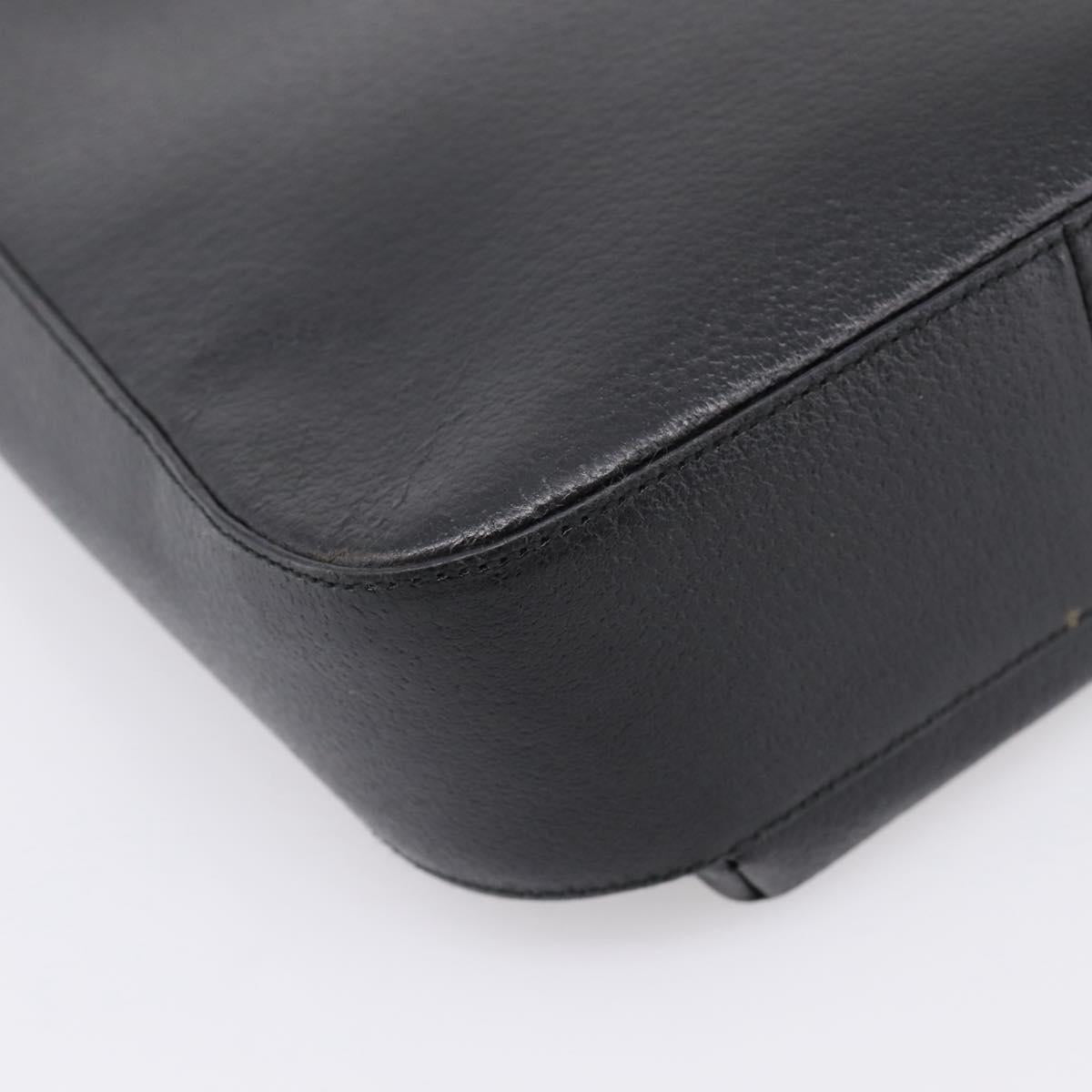 GUCCI Hand Bag Leather Black 002 1793 0463 Auth ep15822