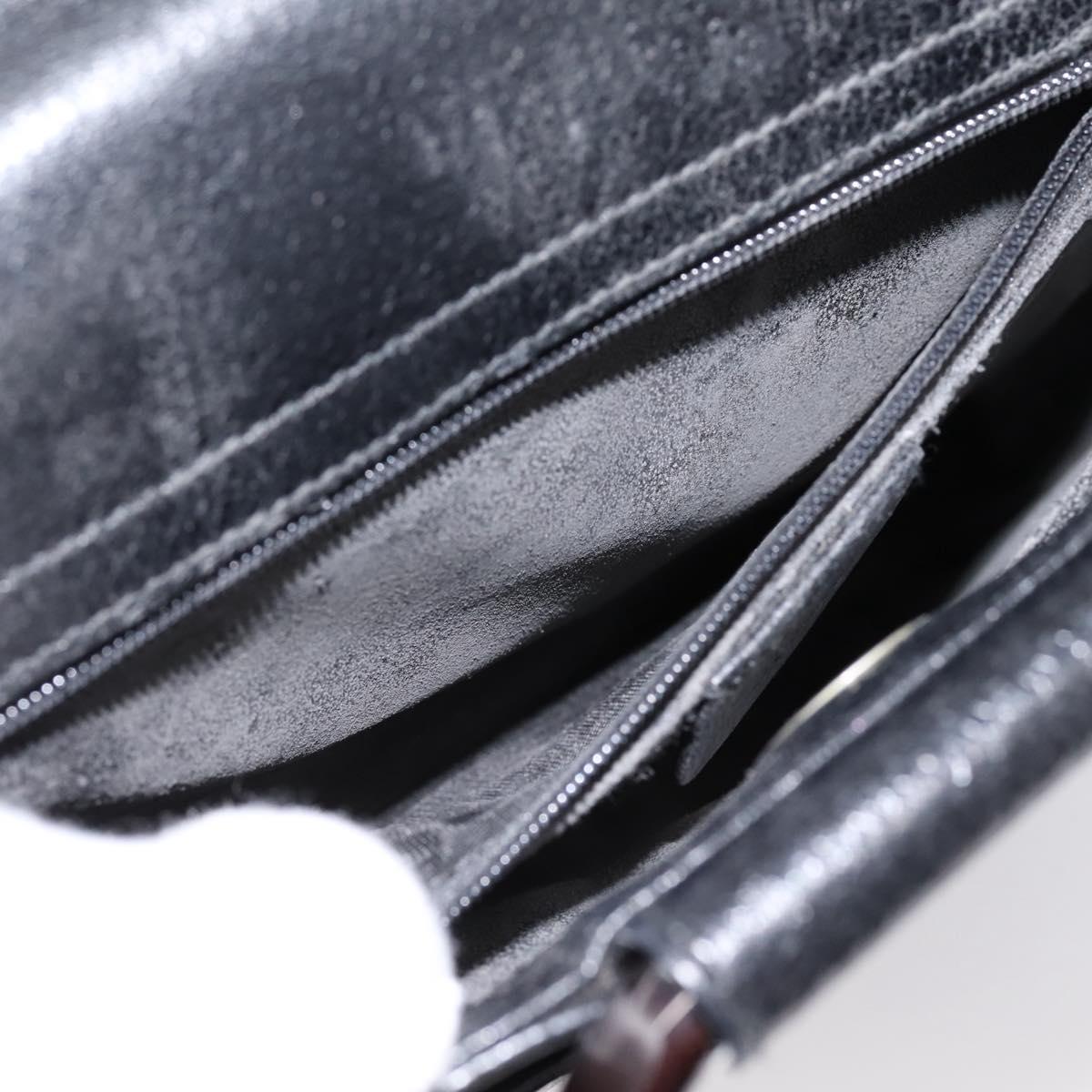 GUCCI Hand Bag Leather Black 002 1793 0463 Auth ep15822
