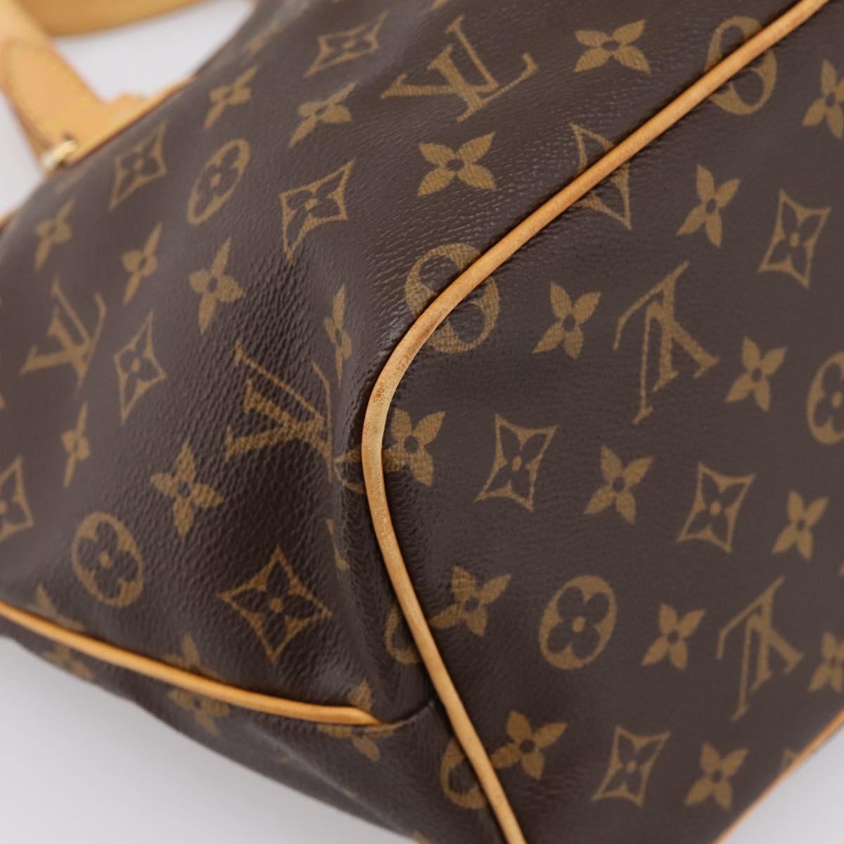LOUIS VUITTON Monogram Palermo PM Tote Bag M40145 LV Auth ep15829A