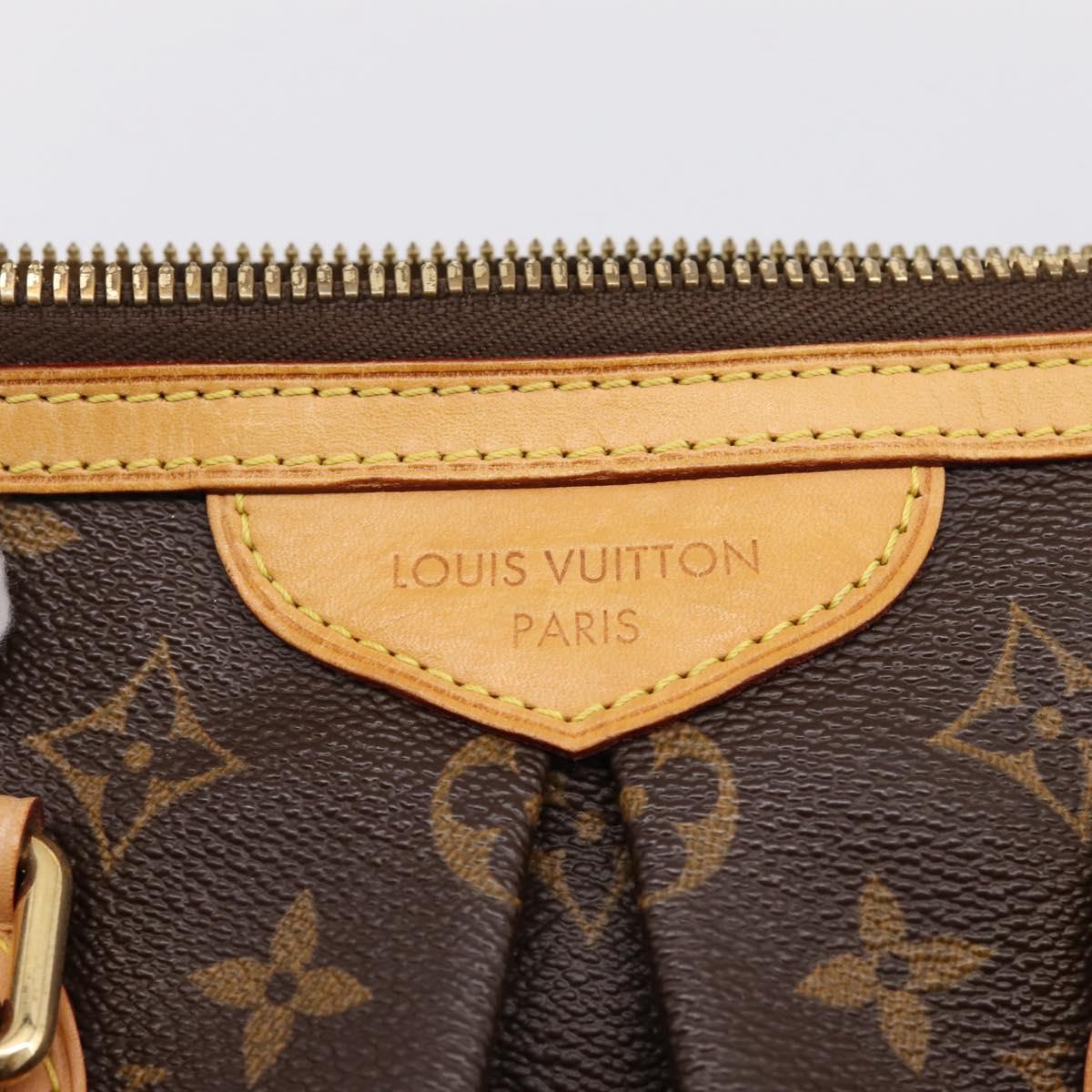LOUIS VUITTON Monogram Palermo PM Tote Bag M40145 LV Auth ep15829A
