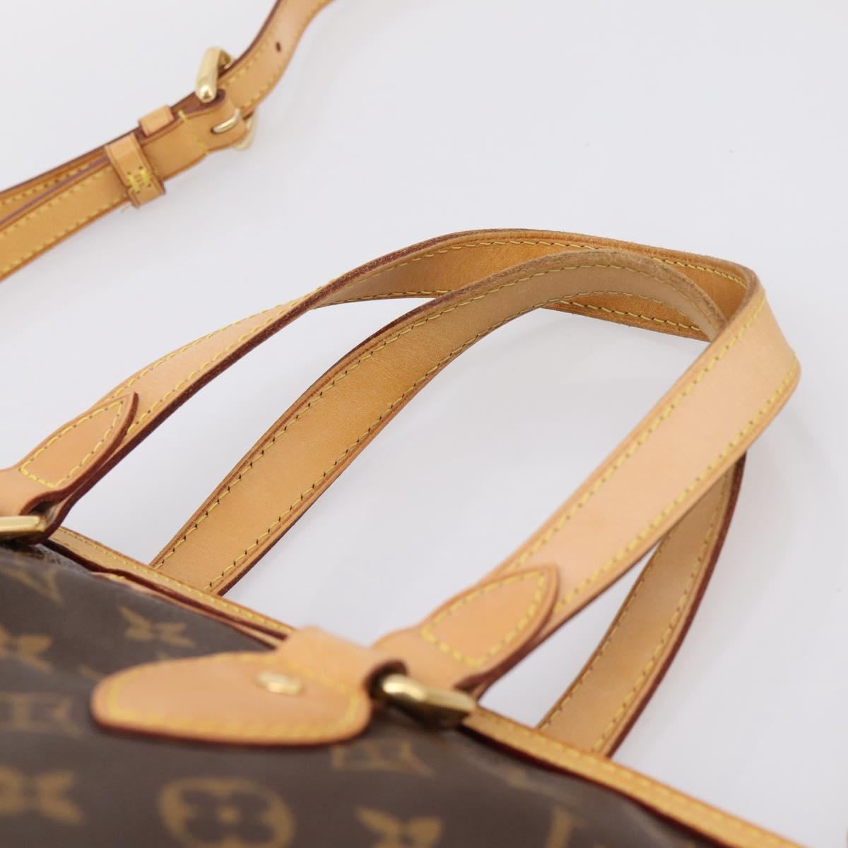 LOUIS VUITTON Monogram Palermo PM Tote Bag M40145 LV Auth ep15829A