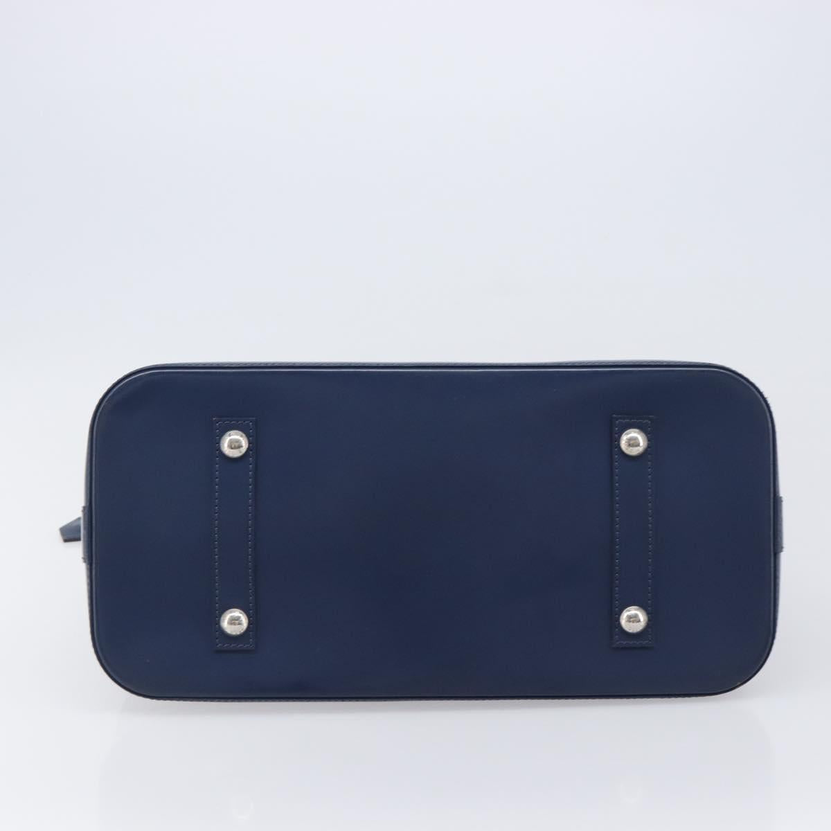 LOUIS VUITTON Epi Alma GM Hand Bag Andigo Blue M40628 LV Auth ep15831