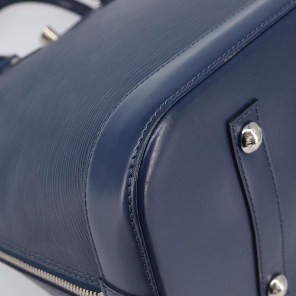 LOUIS VUITTON Epi Alma GM Hand Bag Andigo Blue M40628 LV Auth ep15831
