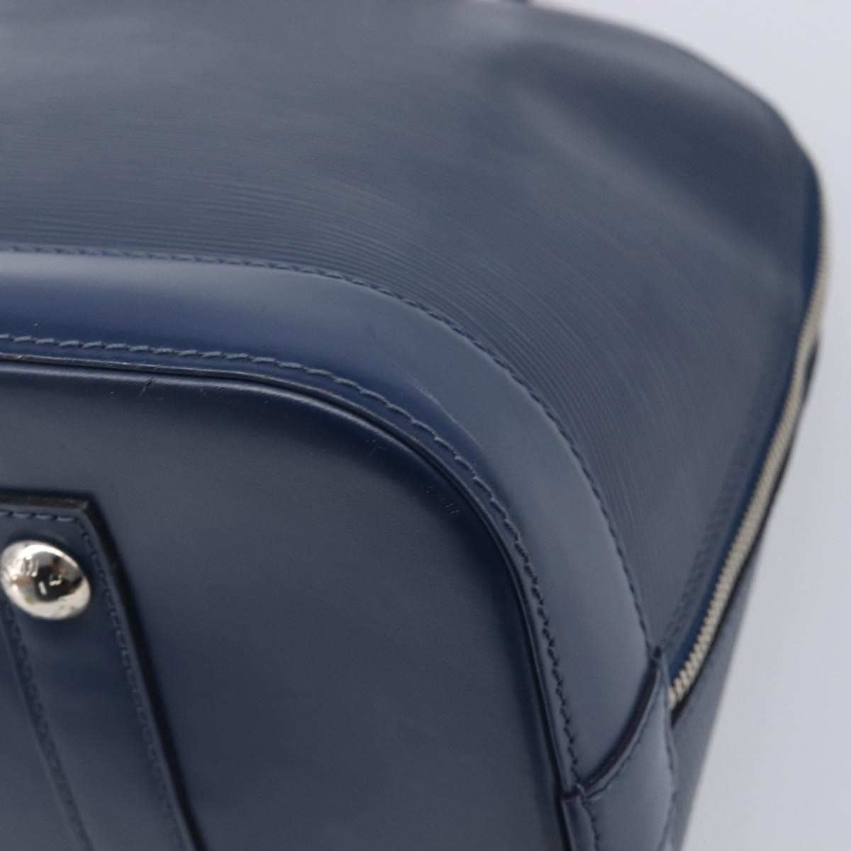 LOUIS VUITTON Epi Alma GM Hand Bag Andigo Blue M40628 LV Auth ep15831