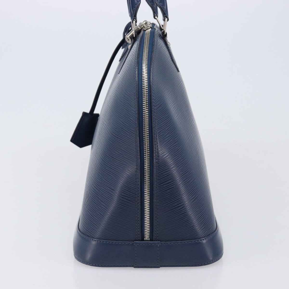 LOUIS VUITTON Epi Alma GM Hand Bag Andigo Blue M40628 LV Auth ep15831